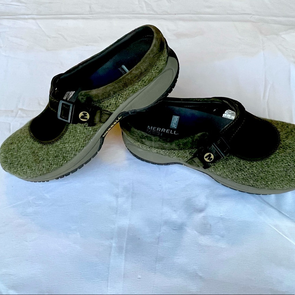Merrill Women’s Encore MJ Wool Slip-on Green, J66434, Size 9